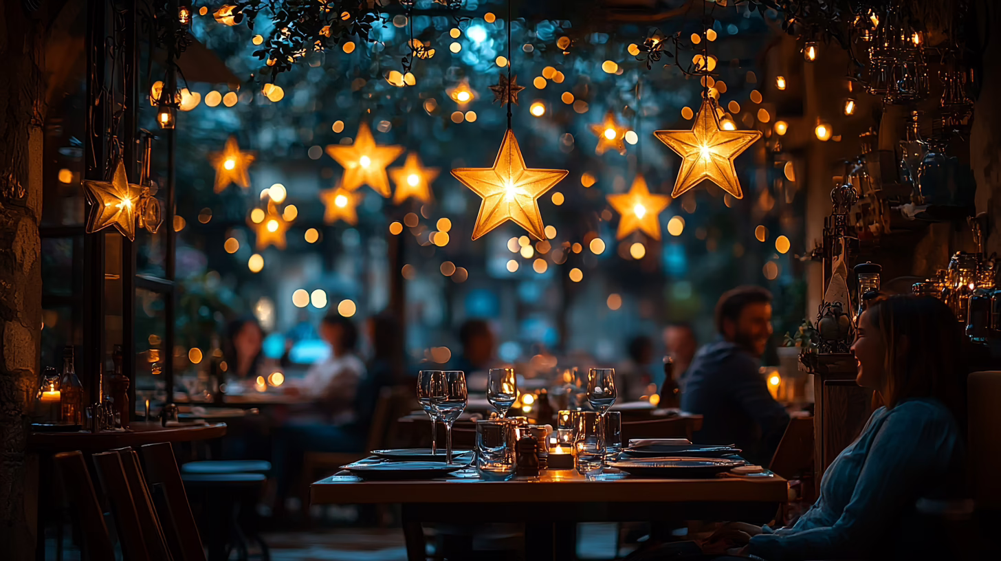 Ristorante italiano in servizio di sera